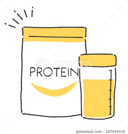 Protein illustration 107044339
