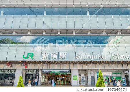 "Tokyo" JR Shinjuku Station South Exit Busta Shinjuku scenery 107044674
