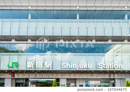 "Tokyo" JR Shinjuku Station South Exit Busta Shinjuku scenery 107044675