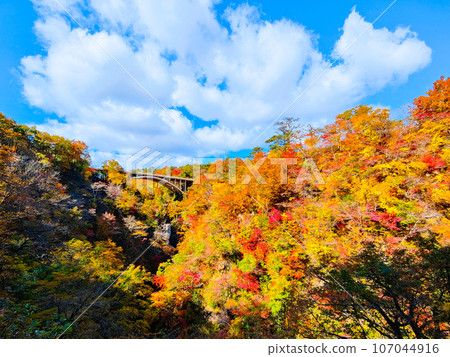Autumn leaves of Naruko gorge Autumn leaves of Naruko gorge 107044916