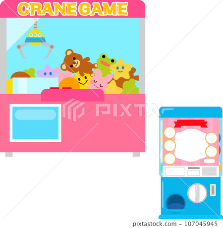 Crane game and capsule toy machine 107045945