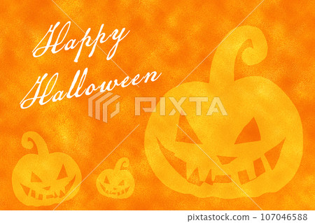 cute halloween message card 107046588