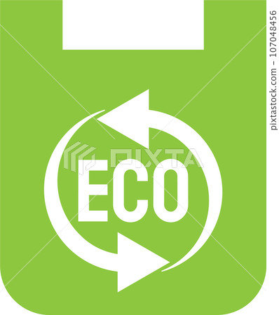 The eco icon element for environment or ecologically concept 107048456
