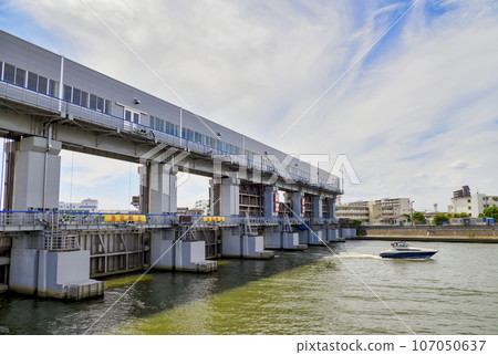 東京都江戶川區新中川今井水門 107050637
