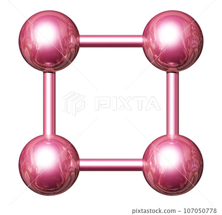 3D/3D "4 spheres/ball collaboration" red, red 3D/3D "4 spheres/ball collaboration" red, red 107050778