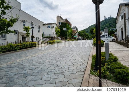 Hachimanzaka where you can see the sea of Hakodate 107051059
