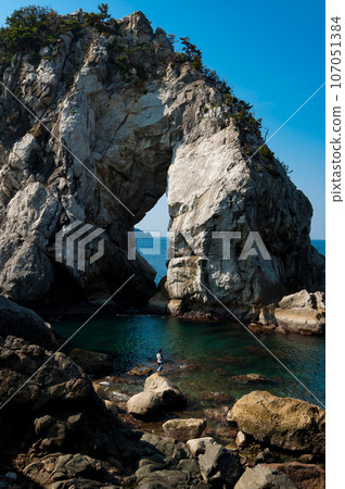 秋天的白崎海岸,和歌山縣 秋天的白崎海岸,和歌山縣 107051384