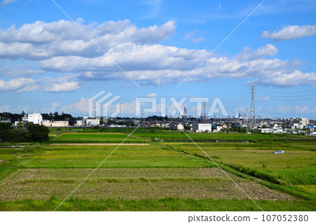 川越市,從小船場附近到埼玉市的風景 川越市,從小船場附近到埼玉市的風景 107052380