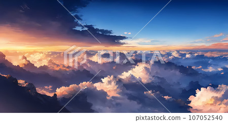 雲彩海和早晨煥發 雲彩海和早晨煥發 107052540
