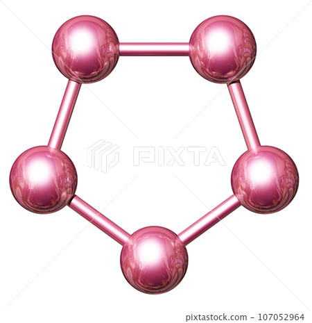 3D/3DCG「5球體/球協作」紅、紅 107052964