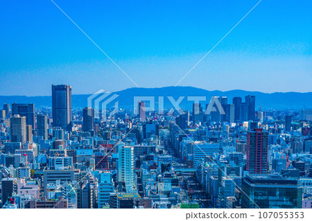 大阪市西部城市景觀與摩天大樓 107055353