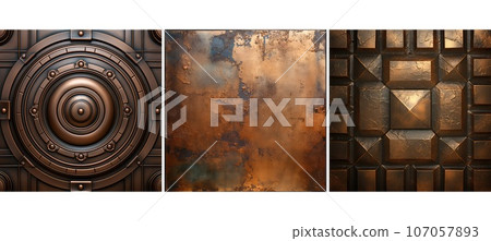 plate bronze metal background texture ai generated plate bronze metal background texture ai generated 107057893