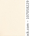 Rough natural beige Japanese paper texture 107058229
