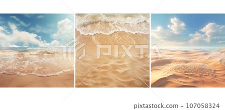 coast sandy seaside background texture ai generated 107058324