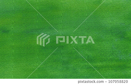 Green fabric pattern material with fluffy carpet-like texture 107058820