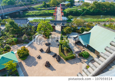 Kiyosu Castle, view from Tenshukaku (Kiyosu City, Aichi Prefecture) Kiyosu Castle, view from Tenshukaku (Kiyosu City, Aichi Prefecture) 107059314