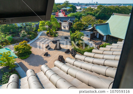 從天守閣眺望清須城（愛知縣清須市） 107059316