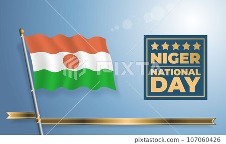 Niger National Day, celebration template banner 107060426