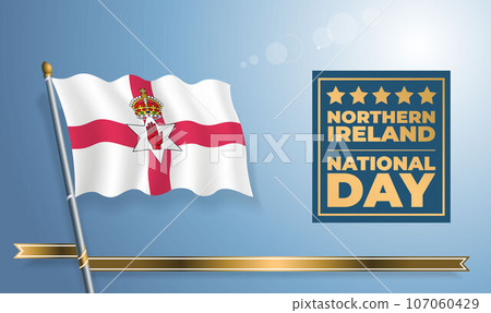 Northern Ireland National Day, celebration template banner Northern Ireland National Day, celebration template banner 107060429
