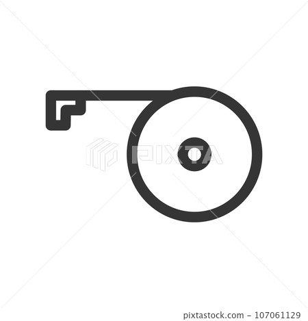 Line drawing stationery single item icon major 107061129