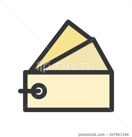 Color stationery single item icon word book Color stationery single item icon word book 107061166