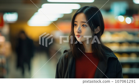 日本女人在超市 107061291