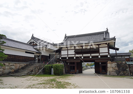 Historic Site Hiroshima Castle Ruins Omote Gate and Hirayagura 107061338