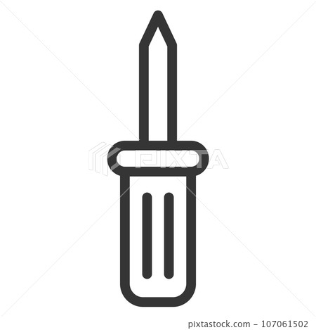 畫線工具單項圖示螺絲起子 107061502