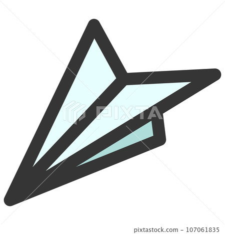 Color simple business single item icon paper airplane Color simple business single item icon paper airplane 107061835