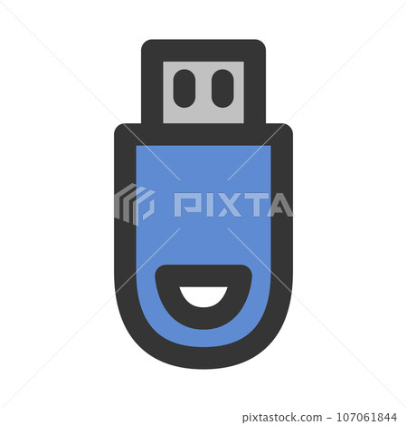 顏色簡單的業務單項圖示 USB 記憶體 顏色簡單的業務單項圖示 USB 記憶體 107061844