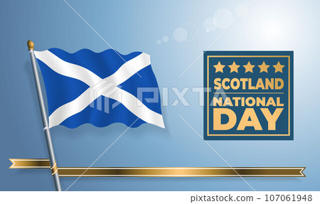 Scotland National Day, celebration template banner 107061948