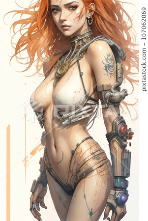 Cyberwoman（人工智慧影像生成） 107062069