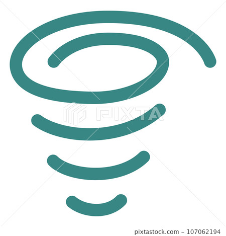 Color simple business single item icon tornado Color simple business single item icon tornado 107062194