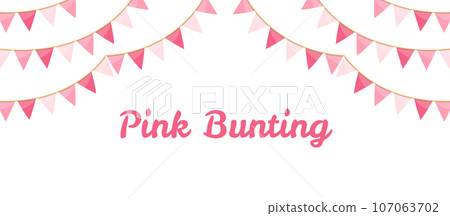 Pink Bunting Pink Bunting 107063702
