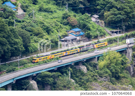 [島贊線] 沿著吉野川運行的特快南風 107064068