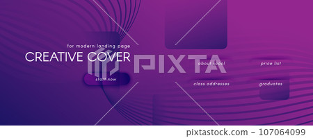 Futuristic Fluid Background. Abstract Flow Shapes. Color Geometric Wallpaper. Futuristic Fluid Background. Abstract Flow Shapes. Color Geometric Wallpaper. 107064099