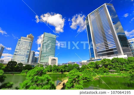 [Tokyo] Sunny weather at Kyu-Shiba Rikyu Garden 107064195