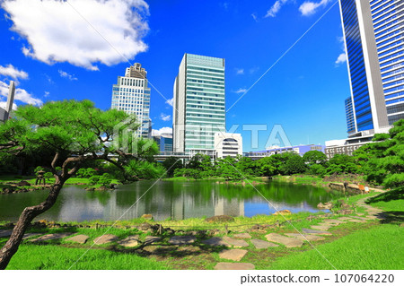 [Tokyo] Sunny weather at Kyu-Shiba Rikyu Garden 107064220