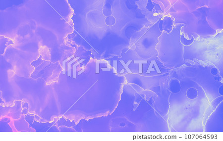 Graphic Ink Wallpaper. Blue Contemporary Trendy Graphic Ink Wallpaper. Blue Contemporary Trendy 107064593