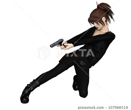 Female Asian Assassin, Shooting 107066519