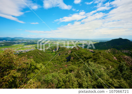 Scenery from the mountain trail of Mt. Kasamatsu Scenery from the mountain trail of Mt. Kasamatsu 107066721