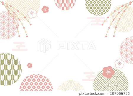 新年賀卡背景活動SALE 107066735