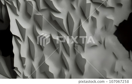 Abstract background from old crumpled torn pieces of newsprint. 107067258