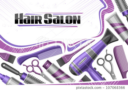 Vector template for Hair Salon Vector template for Hair Salon 107068366