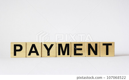 Wooden blocks with the text Wooden blocks with the text 107068522