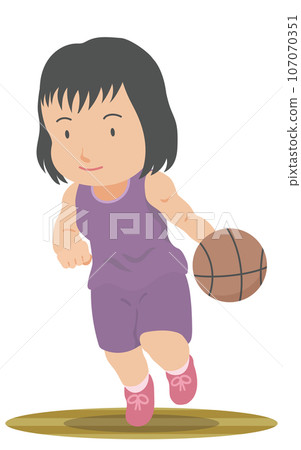 女子籃球運球 女子籃球運球 107070351
