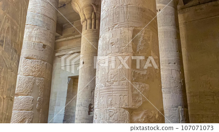 Temple of Isis at Philae Island in Aswan, Egypt 107071073
