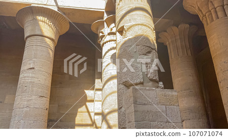 Temple of Isis at Philae Island in Aswan, Egypt Temple of Isis at Philae Island in Aswan, Egypt 107071074