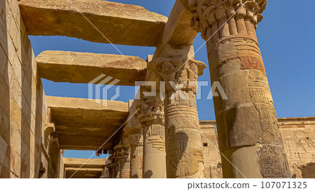 Temple of Isis at Philae Island in Aswan, Egypt Temple of Isis at Philae Island in Aswan, Egypt 107071325