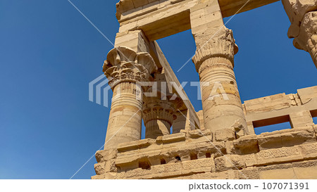 Temple of Isis at Philae Island in Aswan, Egypt 107071391